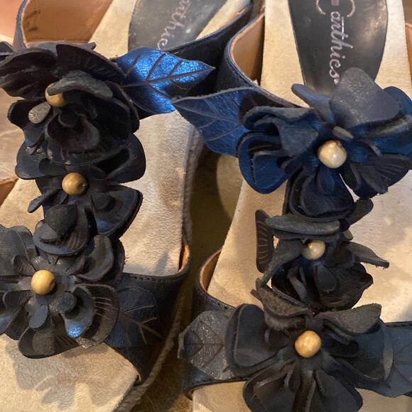 Earthies women’s size 8.5 wedge platform sandal shoes - Picture 2 of 7